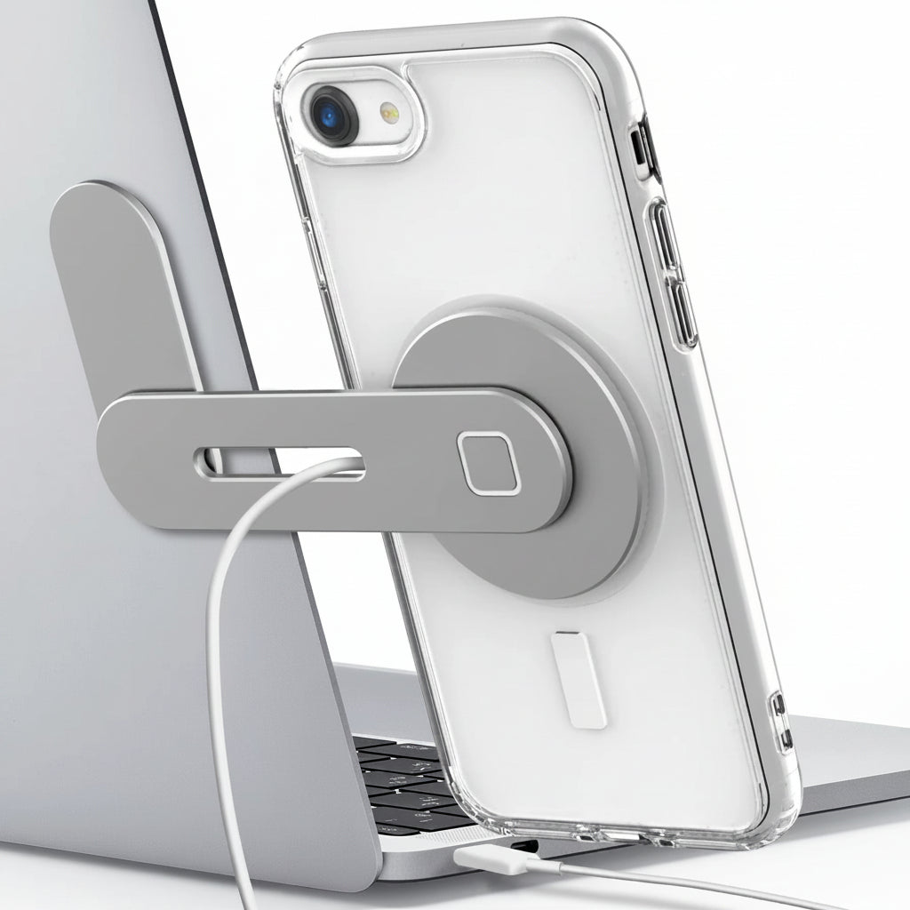 AuraSide magnetic monitor phone mount for desk setups